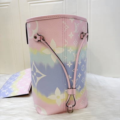 LV Neverfull MM in Pastel Escale Monogram Canvas and SHW (Model: M45270)