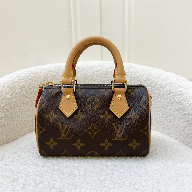 LV Nano Speedy in Monogram Canvas and GHW