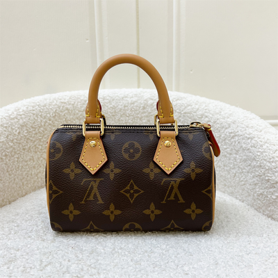 LV Nano Speedy in Monogram Canvas and GHW