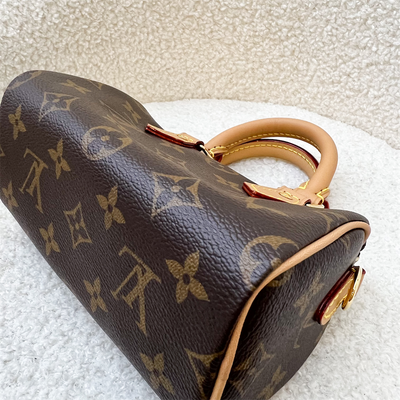 LV Nano Speedy in Monogram Canvas and GHW