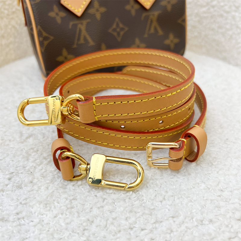 LV Nano Speedy in Monogram Canvas and GHW