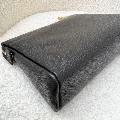 Chanel Vintage Pouch in Black Caviar and GHW