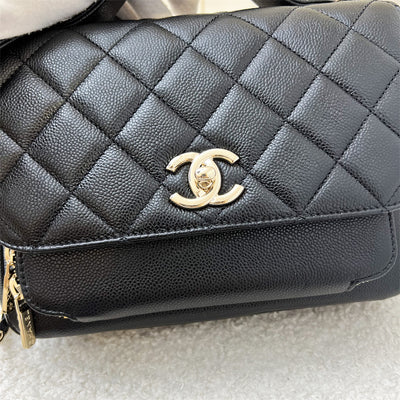 Chanel Medium Business Affinity Flap in Black Caviar LGHW