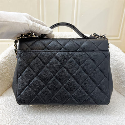 Chanel Medium Business Affinity Flap in Black Caviar LGHW