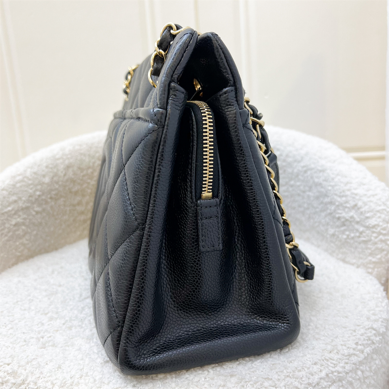 Chanel Seasonal Timeless CC Tote Bag in Black Caviar and GHW