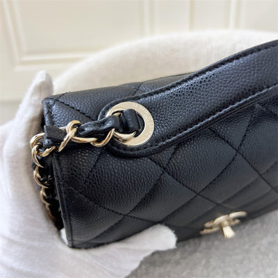 Chanel Medium Business Affinity Flap in Black Caviar LGHW