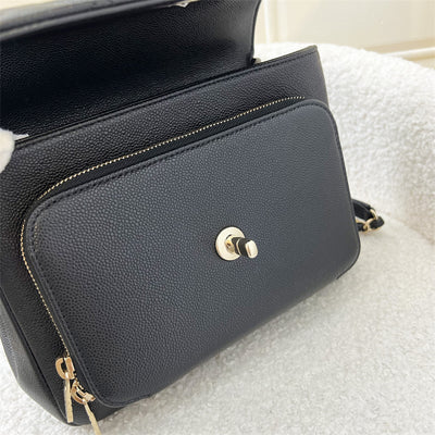 Chanel Medium Business Affinity Flap in Black Caviar LGHW