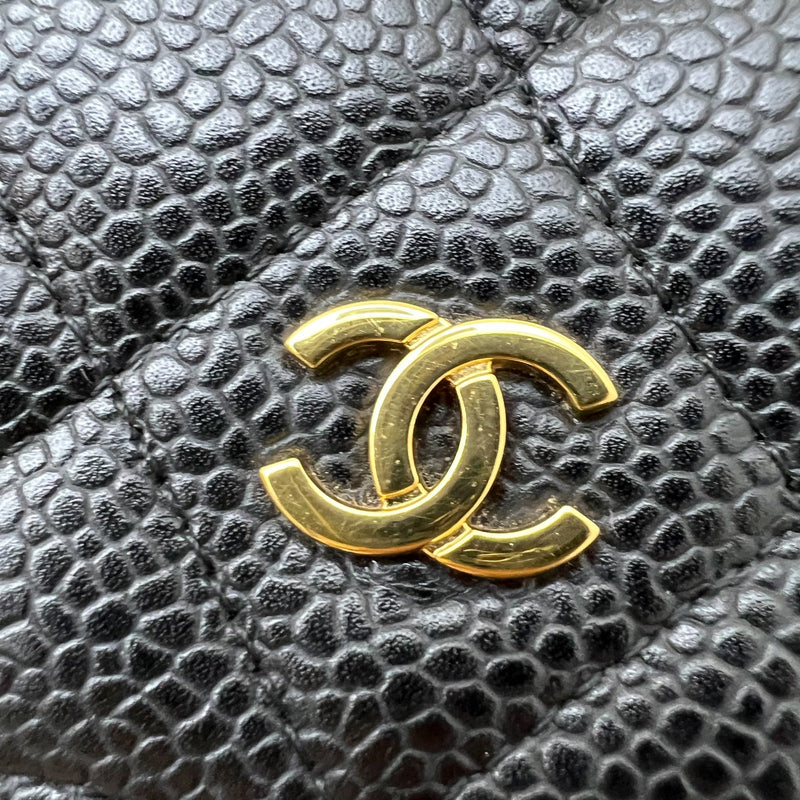 Chanel Classic Wallet on Chain WOC in Black Caviar and GHW