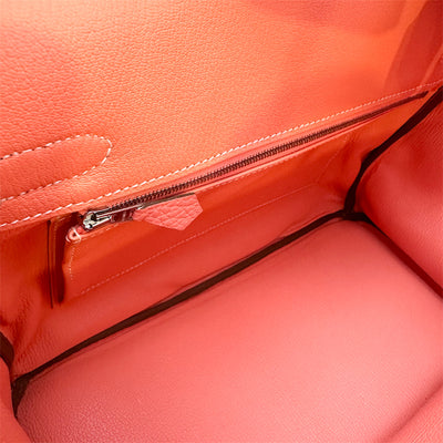 Hermes Birkin 30 in Crevette Taurillon Clemence Leather and PHW