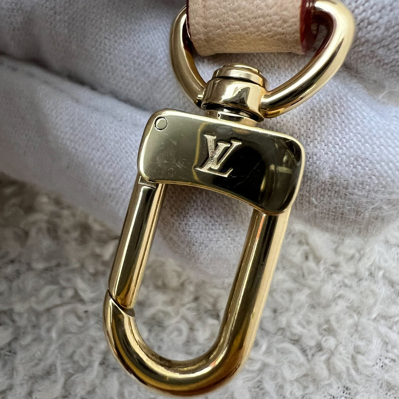 LV Louis Vuitton x Takashi Murakami Pochette Accessoires in Multicolore Blanc Monogram Canvas and GHW (Model: M13404)