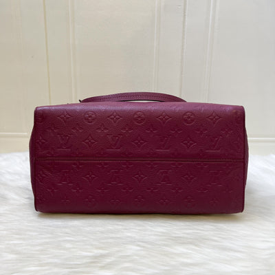 LV Lumineuse PM Bag in Maroon Empreinte Leather and GHW (Model: M94046)