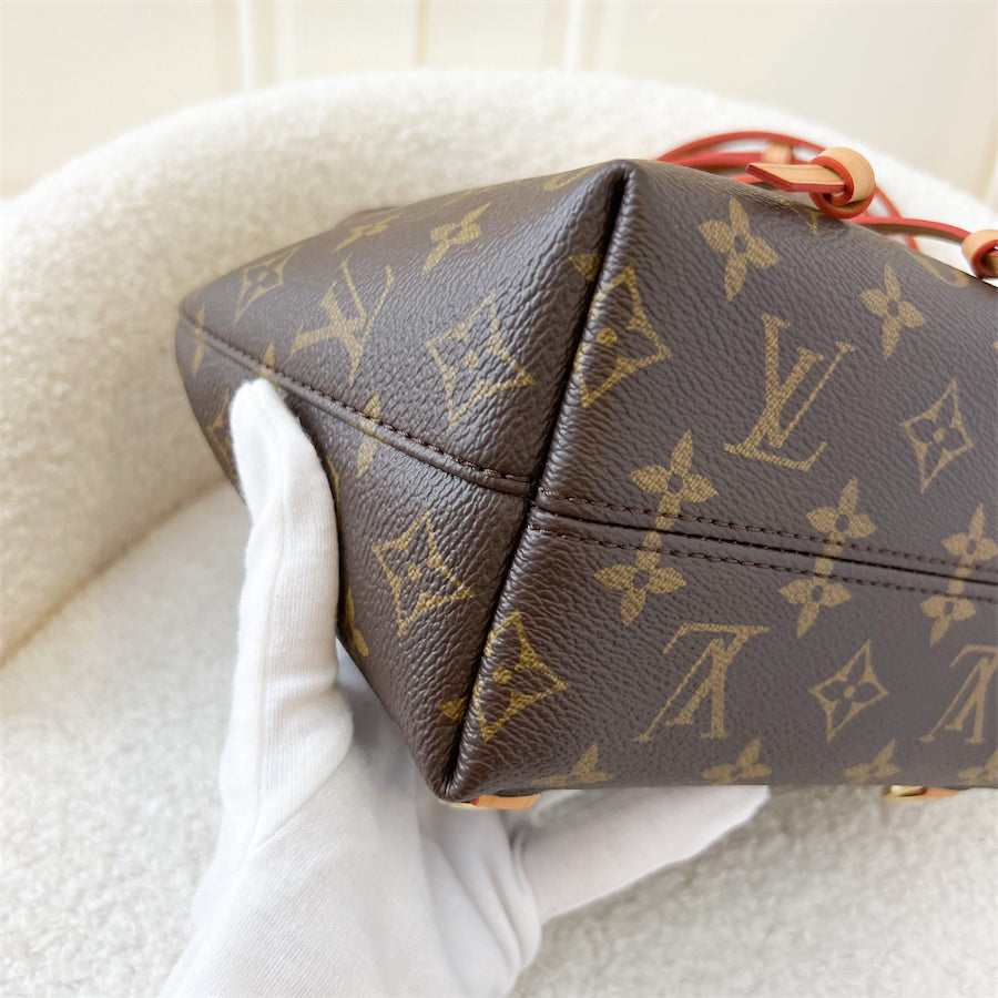 Louis Vuitton Montsouris Backpack BB in Coated Canvas with Gold-tone - US