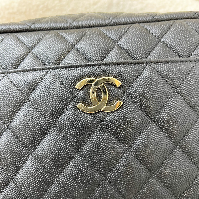 Chanel 18C Classic Camera Bag in Black Caviar GHW