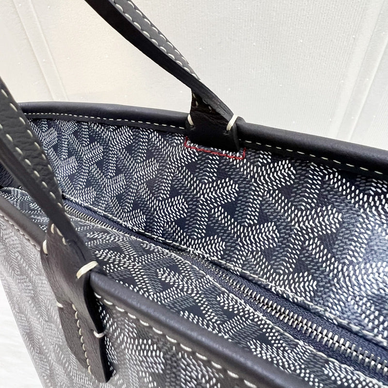 [Sep 2025] Goyard Artois PM Tote in Grey Signature Goyardine Canvas