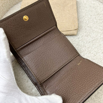 Gucci Ophidia GG Trifold Wallet GHW