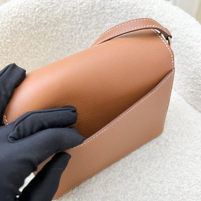 Hermes Mini Roulis 18 in Gold Evercolor Leather and GHW