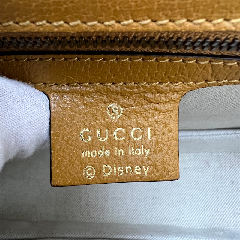 Gucci X Disney GG Supreme Monogram Mickey Mouse Small Flap Messenger