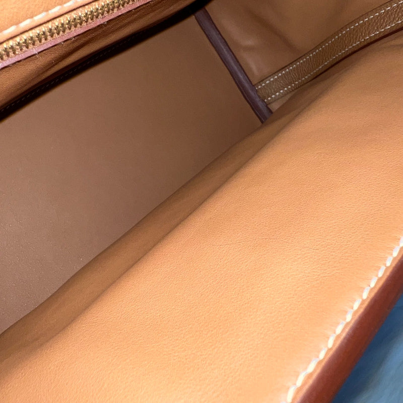 Hermes 24/24 29 Bag in Gold Togo and Swift Leather and GHW