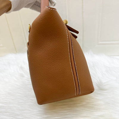 Hermes 24/24 29 Bag in Gold Togo and Swift Leather and GHW
