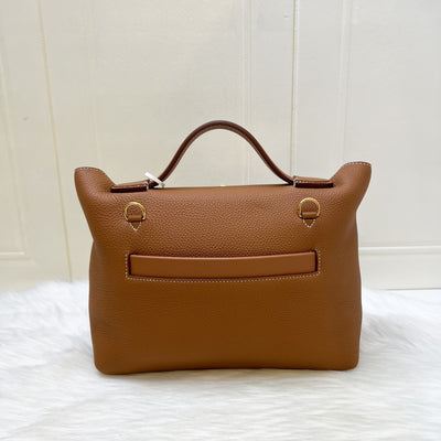 Hermes 24/24 29 Bag in Gold Togo and Swift Leather and GHW