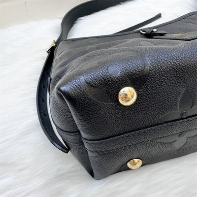 LV Carryall PM in Black Giant Monogram Empreinte Leather and GHW