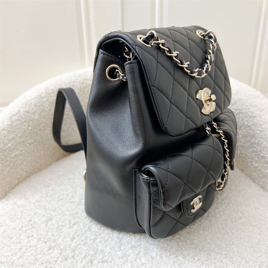 Chanel calfskin backpack sale