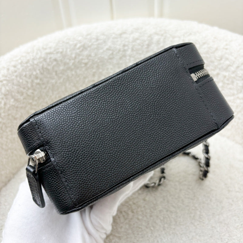 Chanel Mini Camera Bag in Black Caviar and SHW