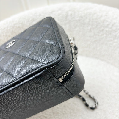 Chanel Mini Camera Bag in Black Caviar and SHW