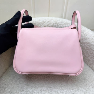 Hermes Mini Lindy in Rose Sakura Swift Leather and PHW