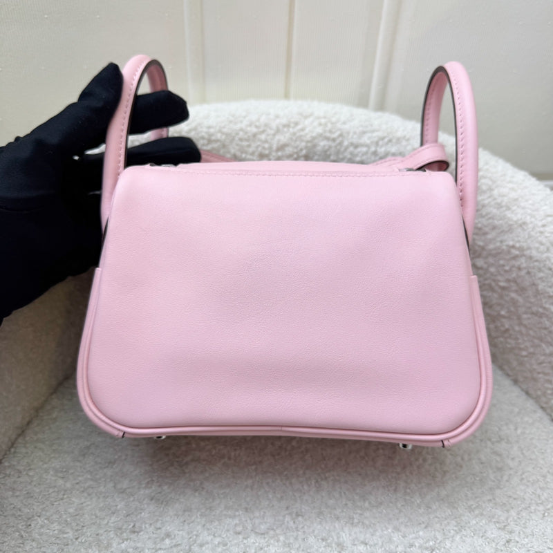Hermes Mini Lindy in Rose Sakura Swift Leather and PHW