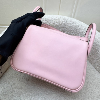 Hermes Mini Lindy in Rose Sakura Swift Leather and PHW