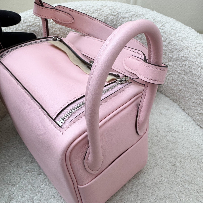 Hermes Mini Lindy in Rose Sakura Swift Leather and PHW