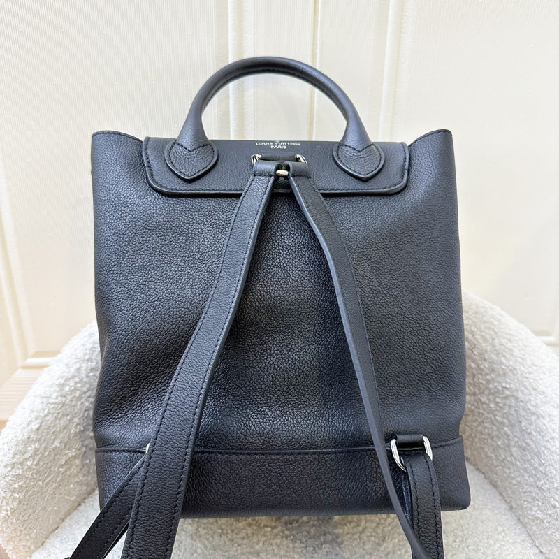 Louis Vuitton LV Lockme Backpack in Black Grained Calfskin and SHW