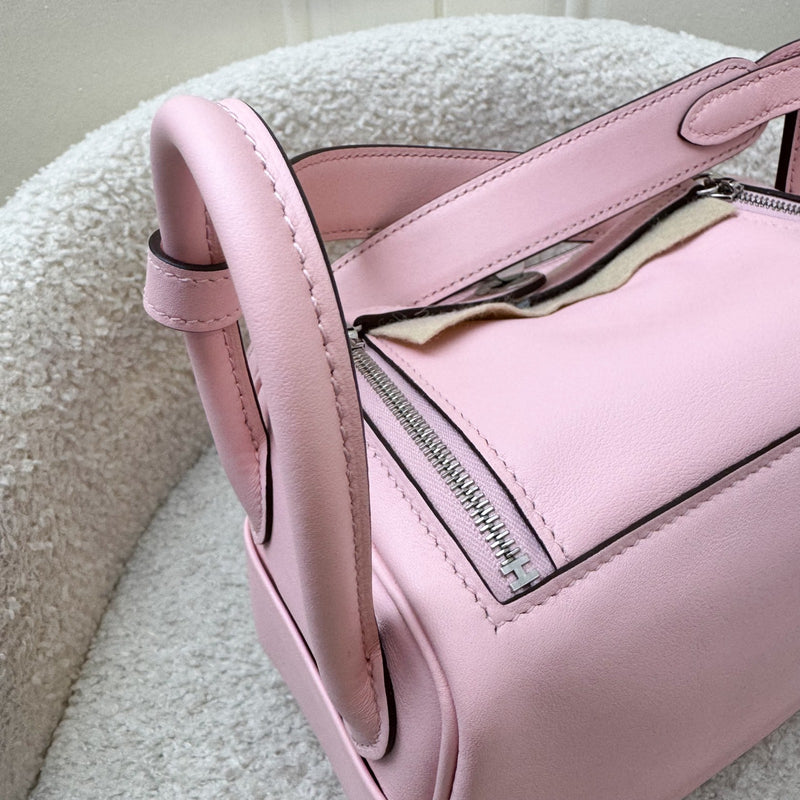 Hermes Mini Lindy in Rose Sakura Swift Leather and PHW