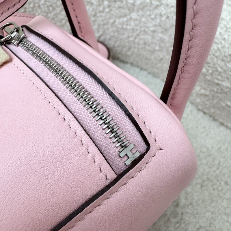 Hermes Mini Lindy in Rose Sakura Swift Leather and PHW