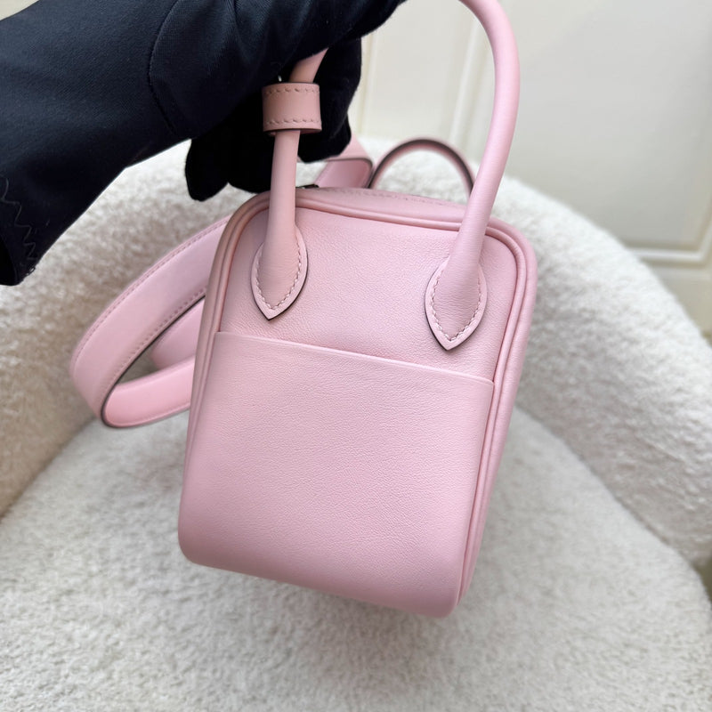 Hermes Mini Lindy in Rose Sakura Swift Leather and PHW