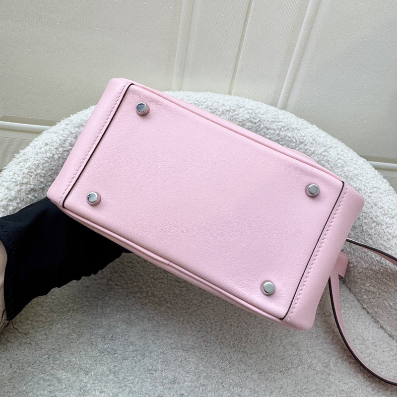 Hermes Mini Lindy in Rose Sakura Swift Leather and PHW