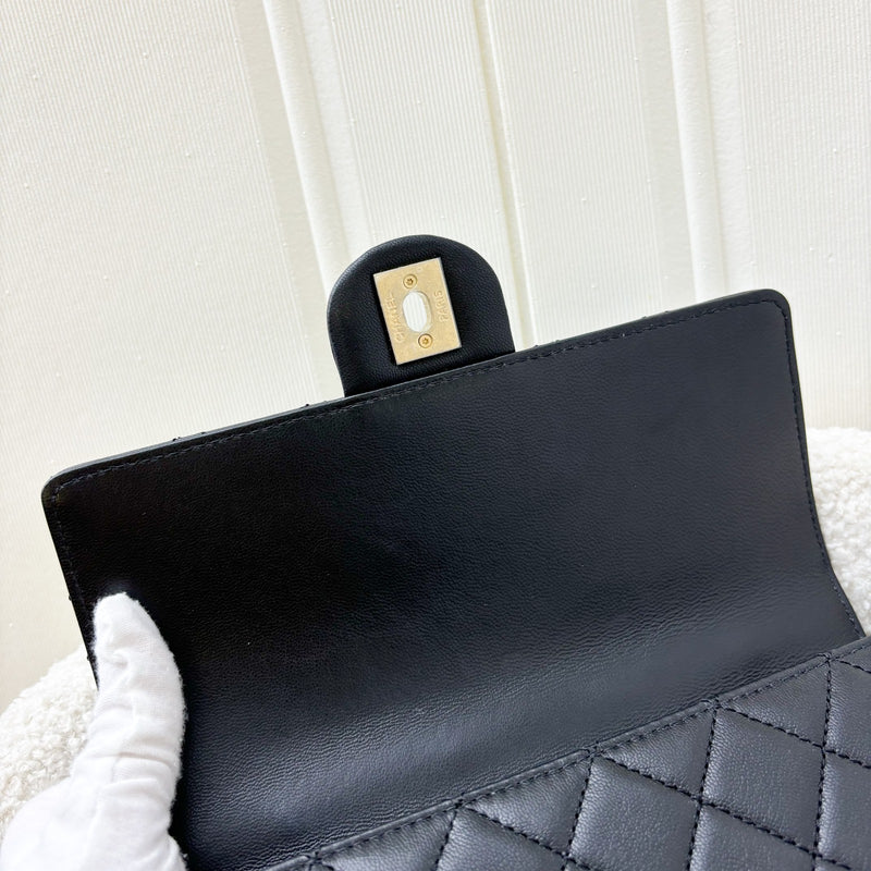 Chanel Chic Pearls Small Flap in Black Goatskin and AGHW