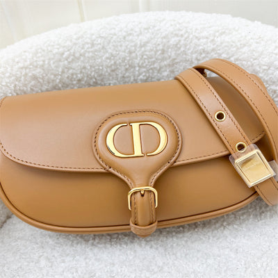 Dior Bobby East West Bag in Camel Calfskin and AGHW