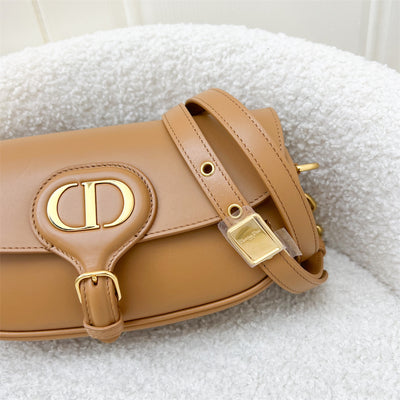 Dior Bobby East West Bag in Camel Calfskin and AGHW