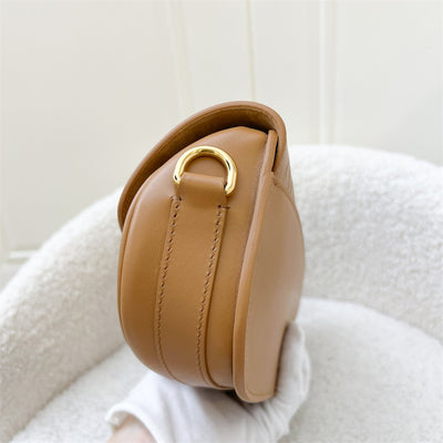 Dior Bobby East West Bag in Camel Calfskin and AGHW