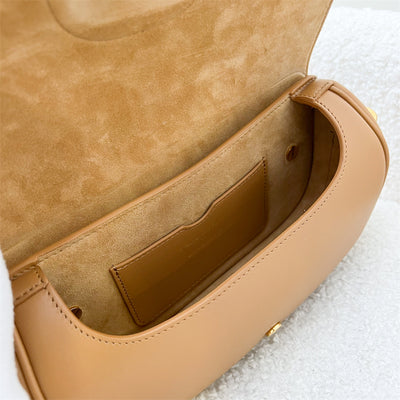 Dior Bobby East West Bag in Camel Calfskin and AGHW