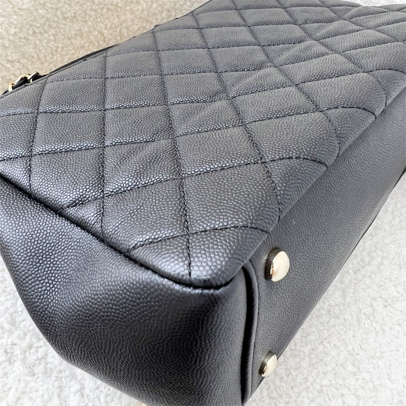 Chanel Large Business Affinity Flap in Black Caviar and LGHW – Brands Lover