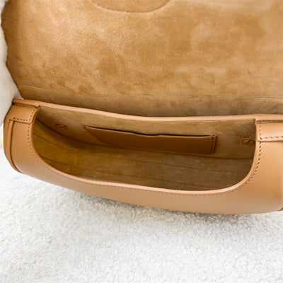 Dior Bobby East West Bag in Camel Calfskin and AGHW