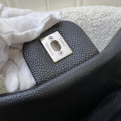 Chanel Easy Caviar Jumbo Flap in Black Caviar and SHW