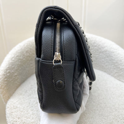 Chanel Easy Caviar Jumbo Flap in Black Caviar and SHW