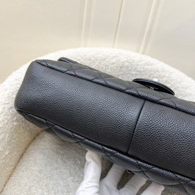 Chanel Easy Caviar Jumbo Flap in Black Caviar and SHW