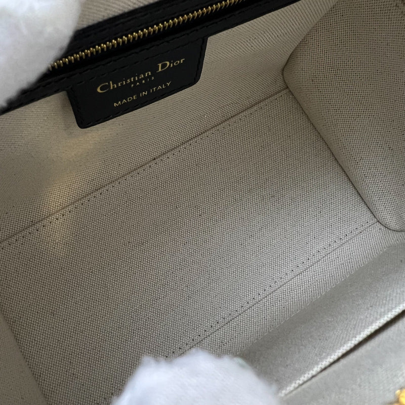 Dior Groove 20 Bowling Bag in in Navy Dark Blue Oblique Jacquard Canvas and AGHW (Model: M1364UTZQ, Colour: M928)