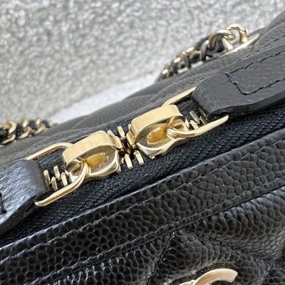 Chanel 25P Bowling Bag in Black Caviar and LGHW (Model: AP4474)