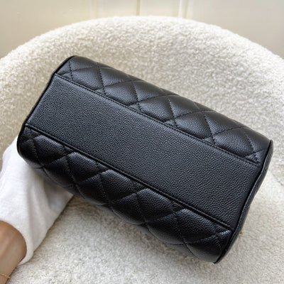 Chanel 25P Bowling Bag in Black Caviar and LGHW (Model: AP4474)